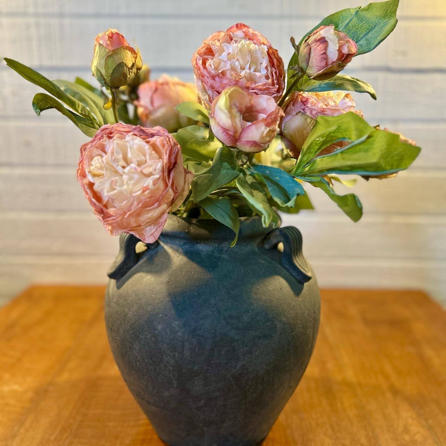 Pink Peony Spray