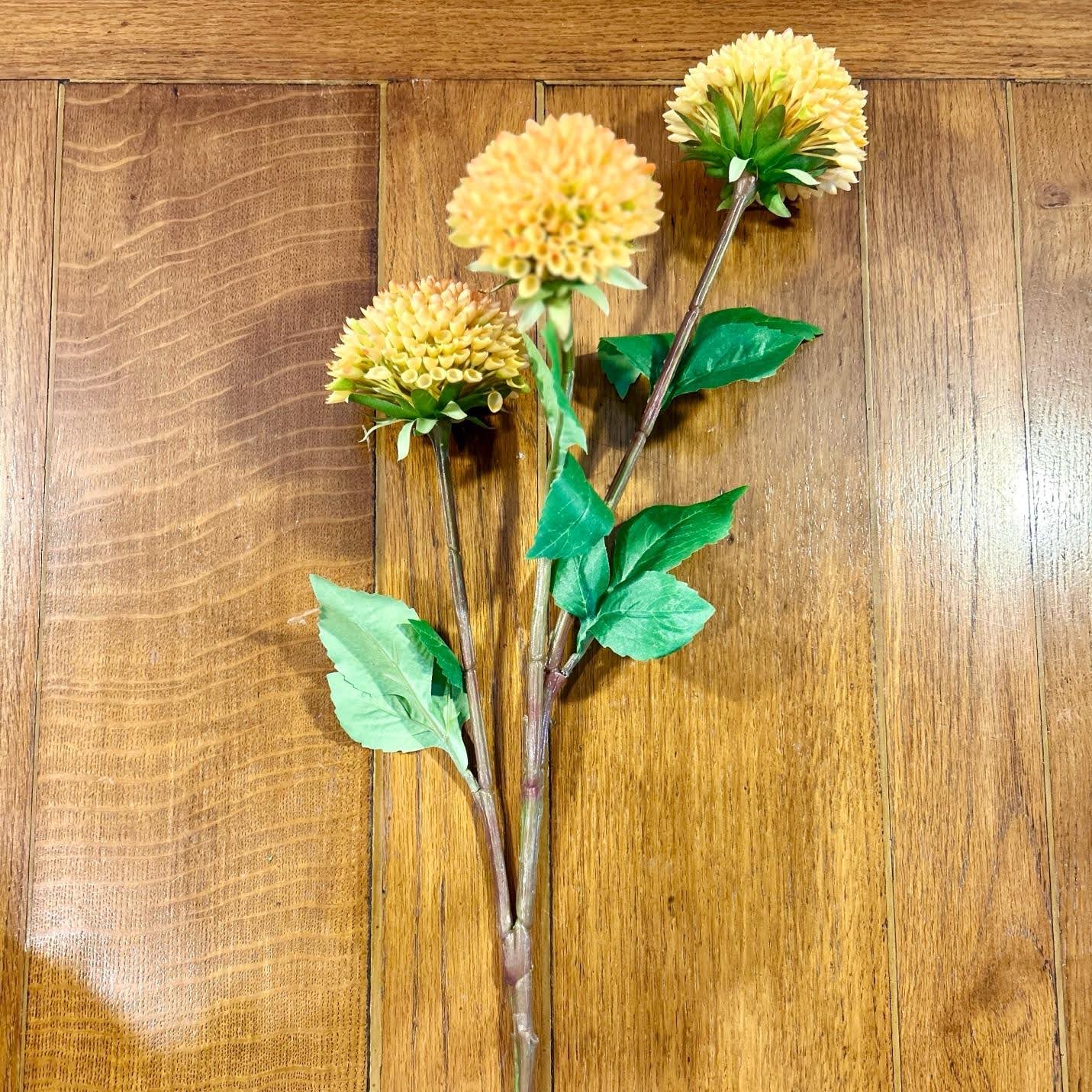 Light Orange Dahlia Spray
