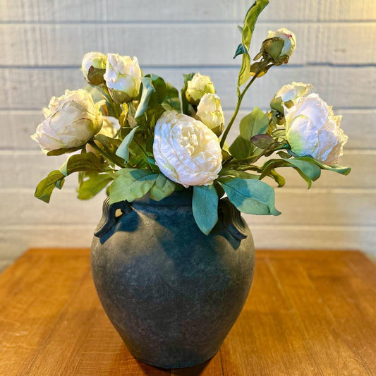 White Peony Spray