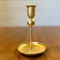 Small Gold Plate Candle Holder