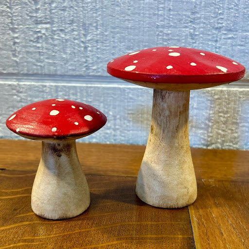Large Wooden Mushroom