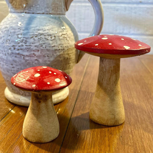 Large Wooden Mushroom
