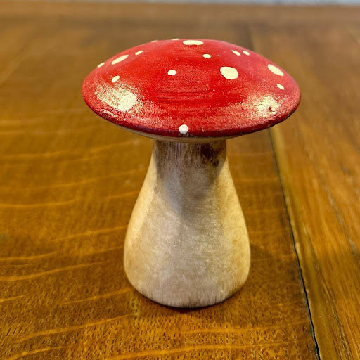 Small Wooden Mushroom
