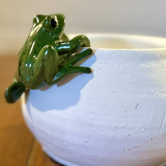 Climbing Frog Pot Hanger