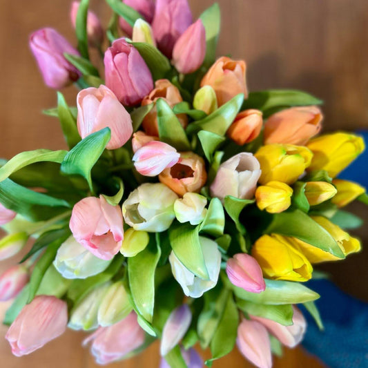 Violet Real Touch Tulip